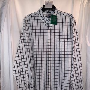 Rye Black & White Plaid B/U w/ tags